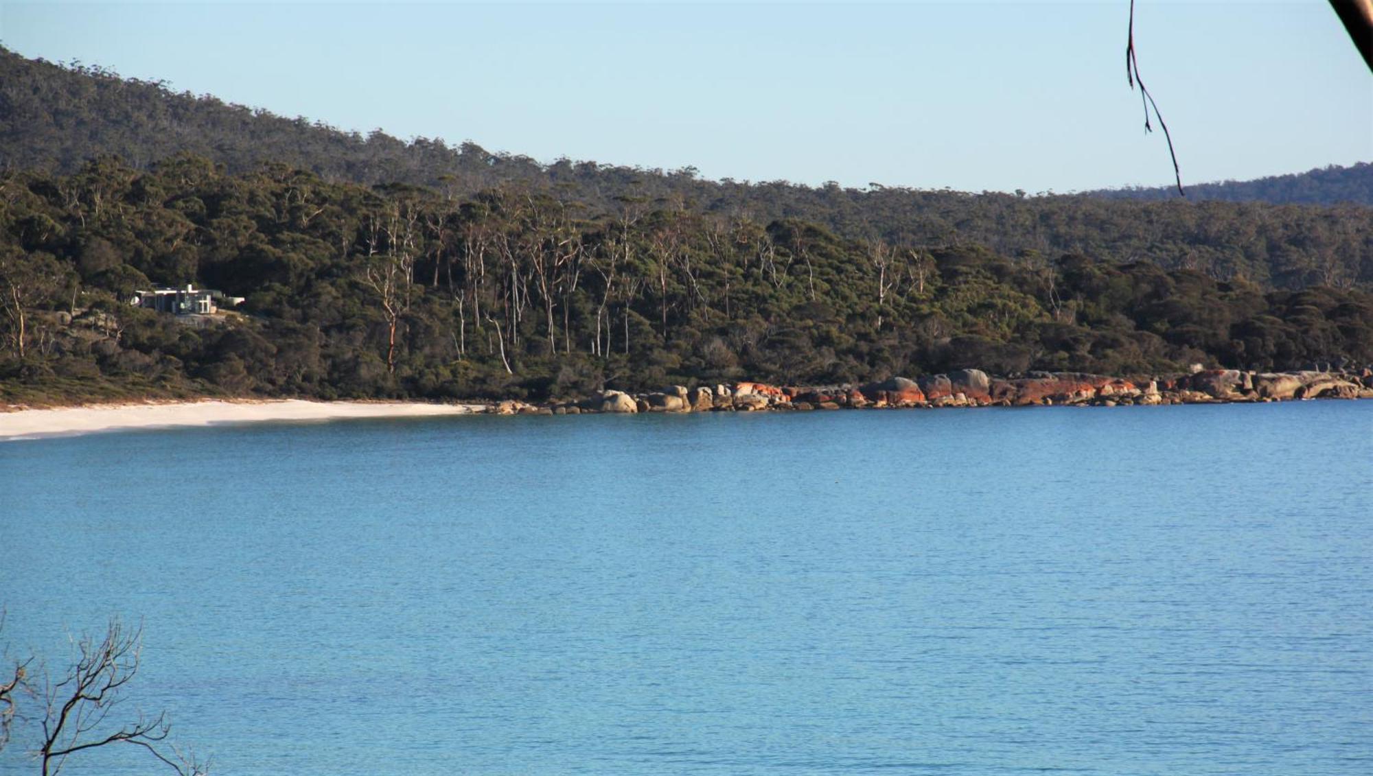 Kingfisher Cottage Beachfront At The Binalong Bay Buitenkant foto