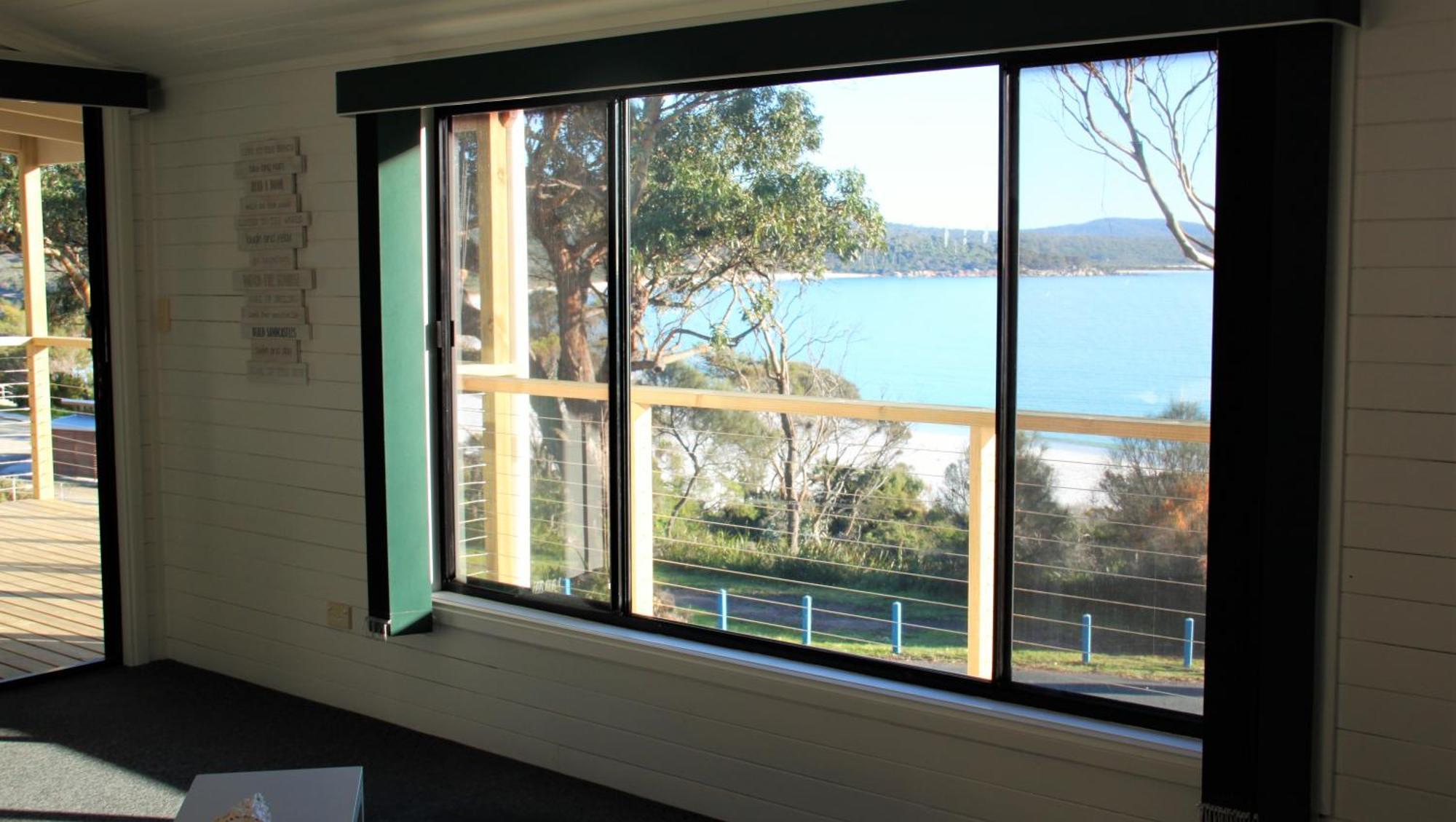 Kingfisher Cottage Beachfront At The Binalong Bay Buitenkant foto